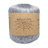 Wool Sea Paillettes 646 (серебро кристалл)         