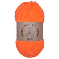 Wool Sea Teddy 284 (неоново-оранжевый) 50г            