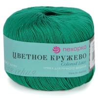 Пехорка Цветное кружево 581 (светлый изумруд)